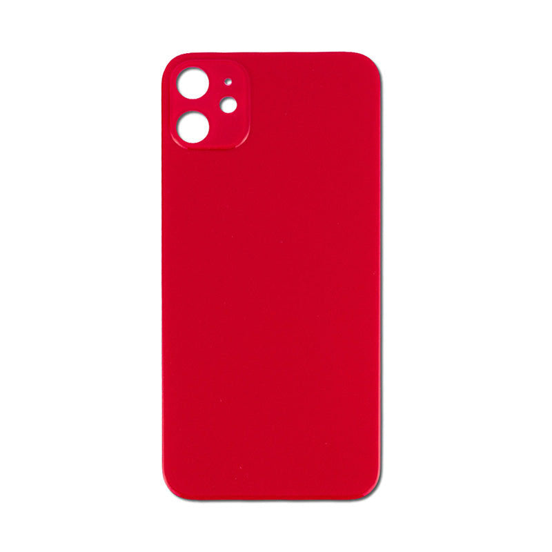 Back Glass Red No Logo for iPhone 11 (Aftermarket Premium) - Wholesale phone repair part from Skyline Mobile NZ